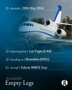 Empty Leg Falcon 900EX: Las Vegas to Honolulu Charter Opportunity | Populer Platform
