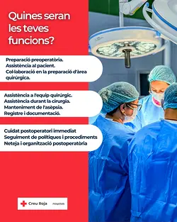 Join Creu Roja Hospitals' Nursing Assistant Team for Quirófan Department | Populer Platform