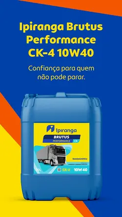 Maximize Truck Engine Performance with IPIRANGA BRUTUS Performance CK-4 | Populer Platform