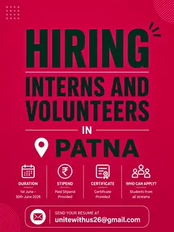 Gulmohar Maitri Offers Exciting Internship & Volunteer Opportunities in Patna | Populer Platform