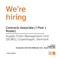 Join UNFPA's Supply Chain Management Unit as a Contracts Associate in Copenhagen | Populer Platform
