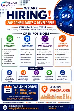 Join SAP Professionals for Upcoming Hiring Drive in Bangalore | Populer Platform