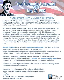 Fred Korematsu's Legacy: A Call to Uphold Democracy and Civic Education | Populer Platform