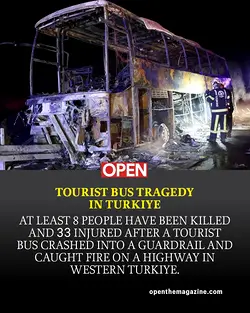 Tragedy Strikes as Tourist Bus Crash in Turkiye Claims Lives | Populer Platform