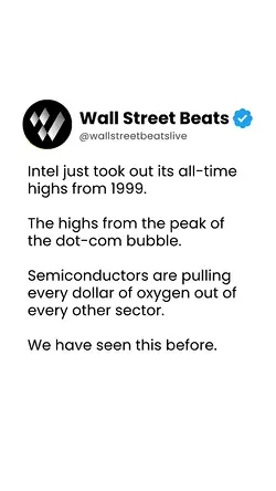 Intel Surpasses 1999 Dot-Com Bubble Highs in Semiconductor Dominance | Populer Platform