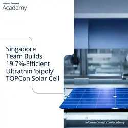New Ultrathin TOPCon Solar Cell Achieves High Efficiency for Wearables and Buildings | Populer Platform