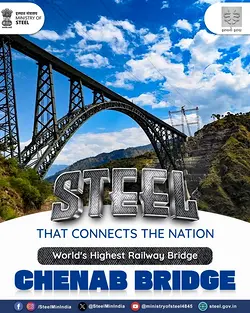 Chenab Bridge: India's Sky-High Engineering Marvel | Populer Platform