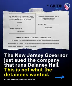 New Jersey Sues GEO Group Over Delaney Hall Conditions, Protesters Demand Gov. Sherrill's Intervention | Populer Platform