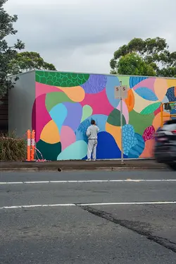 Njarala Paton Transforms Oxygen Youth Space with Stunning Mural Artwork | Populer Platform