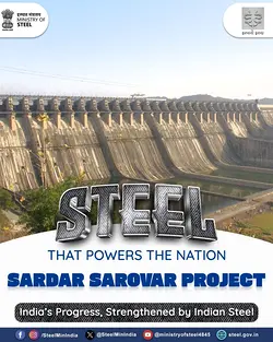 Indian Steel Powers Sardar Sarovar Project: SAIL's Major Contribution | Populer Platform