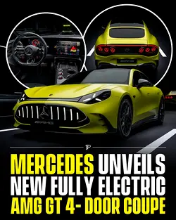 Mercedes Unveils All-Electric AMG GT 4-Door Coupe: Performance Redefined | Populer Platform