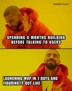 Embrace Speed Over Perfection: Launch Your MVP Fast at Nobody Studios | Populer Platform