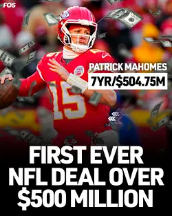Patrick Mahomes Signs Record-Breaking $504.75 Million Extension with Chiefs | Populer Platform