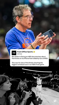 Ben Stiller Captures Knicks' Historic Comeback for Upcoming HBO Doc | Populer Platform