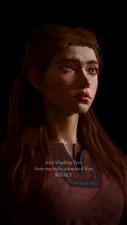 Indie Blender Film Solace Unveils Early Test of Main Character Asja | Populer Platform