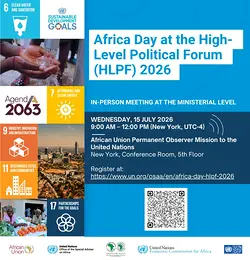 Ministerial-Level Meeting at Africa Day HLPF2026: Advancing Sustainable Development | Populer Platform