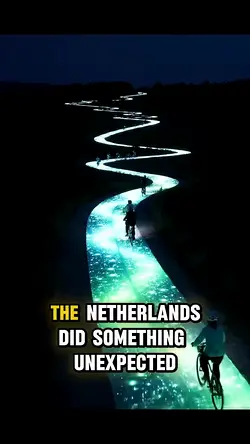 Glow-in-the-Dark Cycling Path: A Sustainable Art Project in the Netherlands | Populer Platform